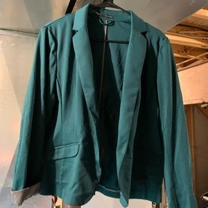 Green blazer